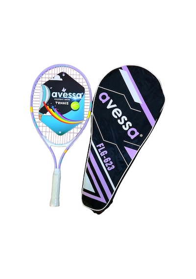 Özel Üretim Eğlence Yeni Başlayan Hobi Flg-623 L.purple Flamingo Desenli 23" Tenis Raketi
