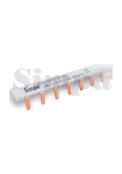 Simpa 1tbe-mt/1,0 Müşterek Bara 1mm Erkek 1 Faz - 56 Otomat İçin - 80a - 5 Adet