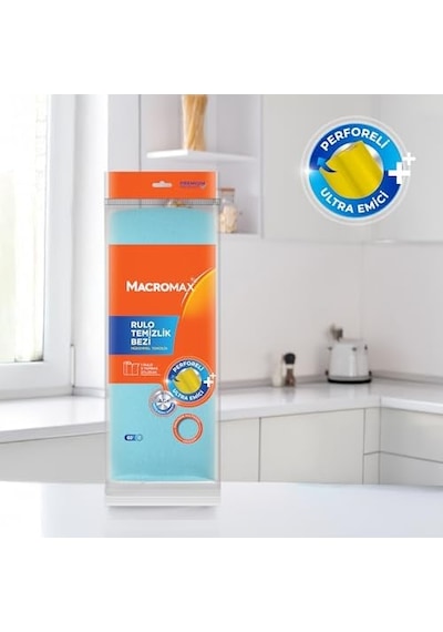 Rengarenk Rulo Mutfak Banyo Temizlik Bezi 9'lu Kolay Kullanım 0