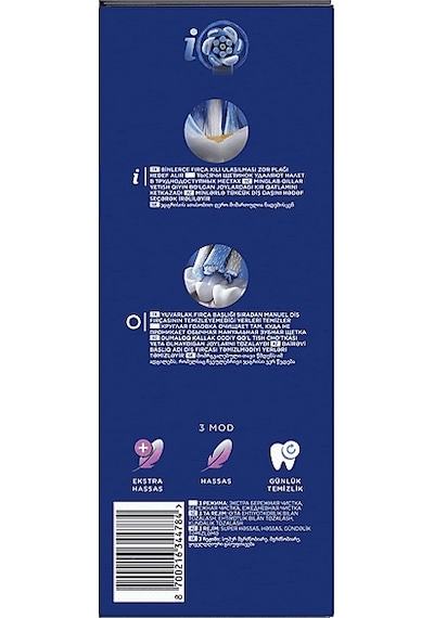 Oral B Io 2 Serisi Şarjlı Diş Fırçası Siyah + Seyahat Kabı