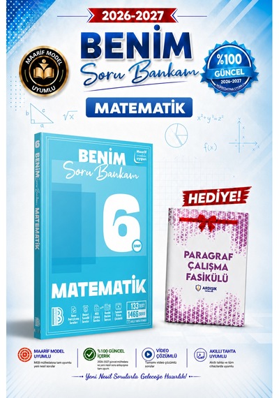 Benim Hocam 6. Sınıf Matematik Soru Bankası Maarif Model