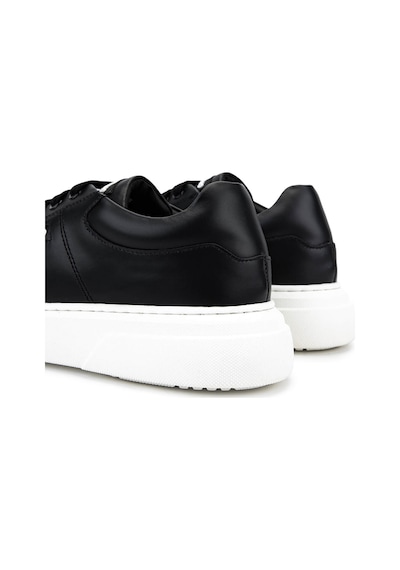 Mario Valentino Unisex Hakiki Deri Siyah Sneakers & Spor Ayakkabı 1040 95s3909 Ayk Sk25-26 Black Siyah