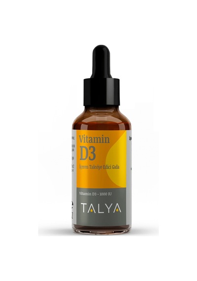Talya Vitamin D3 İçeren Takviye Edici Gıda Damla 1000 IU 10 ML