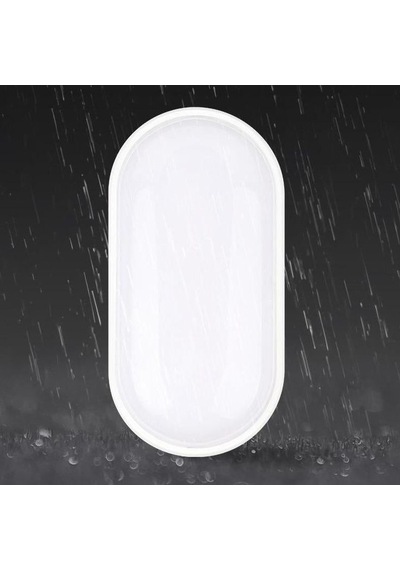 20 Watt Beyaz Işık Ledli Nemli Alan, Dış Mekan, Bahçe, Banyo, Teras, Balkon, Kamelya, Veranda Apliği Soğuk Beyaz