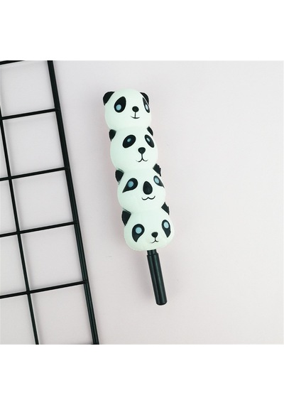 Sevimli Panda Squishy Kalem Beyaz Renkli