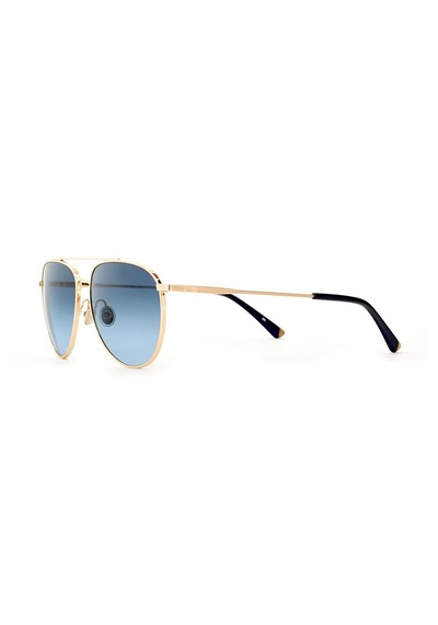 Etnıa Barcelona Palm Beach 60 Blgd Mıneral Mavi Lens Gold Unısex Güneş Gözlüğü Altın