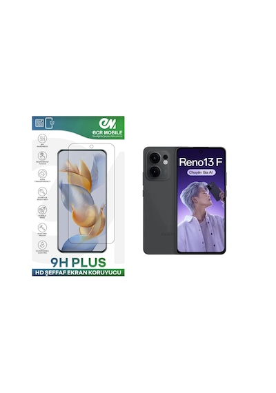 Oppo Reno 13f Ekran Koruyucu 9h Esnek Nano Cam Tam Uyumlu Şeffaf