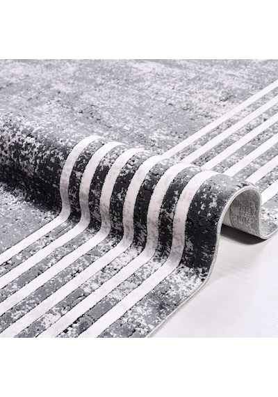 Çam Halı Crea Plus Stone Roxanne 17109 Antrasit Modern Desenli Makine Halısı