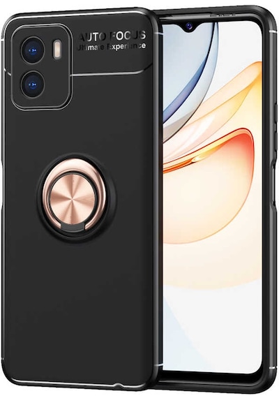 Vivo Y15s Kılıf Tchs Ravel Silikon Kapak - Siyah-kırmızı Siyah-kırmızı