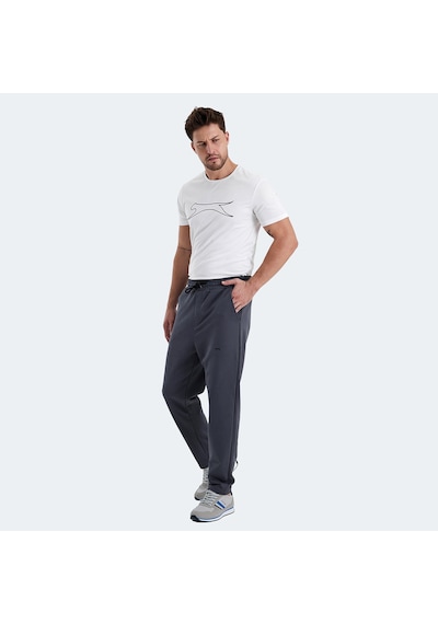 Slazenger KAYETAN Erkek Cepli Koyu Gri Eşofman Altı