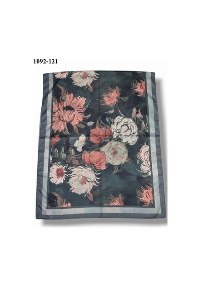 Velscarfs Soft Pamuk Şal Gri 1092-121 Çok Renkli