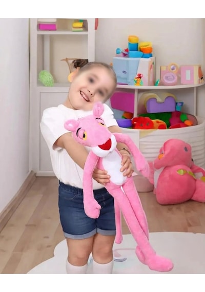 60 Cm Pembe Panter Oyuncak Uyku Arkadaşı Pembe Panter Oyuncak Peluş Panter