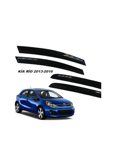 Kia Rio Cam Rüzgarlığı 2013-2016 Kutulu Gönderim - Lazer Kesim