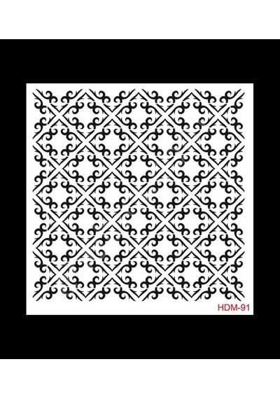 Hdm91 Cadence Home Dekor Stencil 25X25