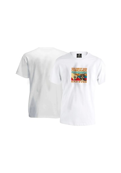 Chihuahua Dad Unisex T-shirt - Beyaz