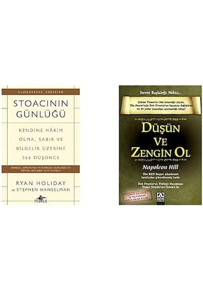 Stoacinin Gunlugu + Dusun Ve Zengin Ol 2set