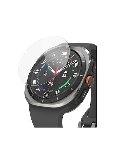 Samsung Galaxy Uyumlu Watch 7 Ultra 47mm Kolay Uygulama Aparatlı Cam Ekran Koruyucu