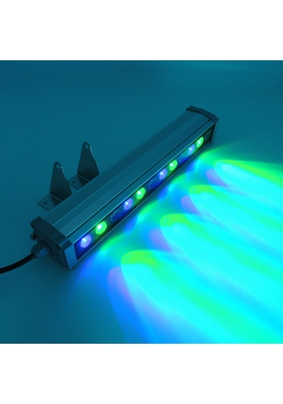 Rgb Led Aydınlatma Wall Washer Duvar Boyama 35 Cm 12w Kumandalı