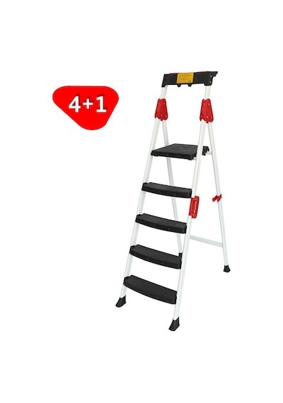 Master 504361 Premium Profil Merdiven 4+1 Basamak 108cm