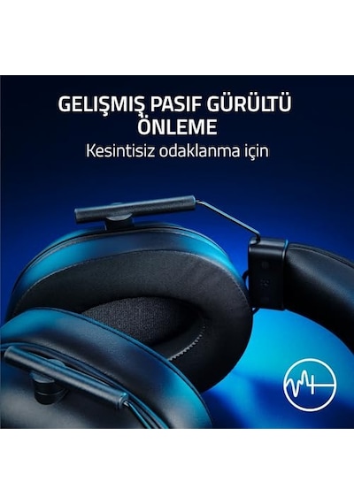 Razer Blackshark V2 X - Konsolu İçin Kablolu E-spor Kulaklık 240g, Kardioid Mikrofon, 50mm Sürücüler, Pasif Gürültü Engelleme, 3,5mm Konektör Siyah Sku: Smgstkd0961f7cbe