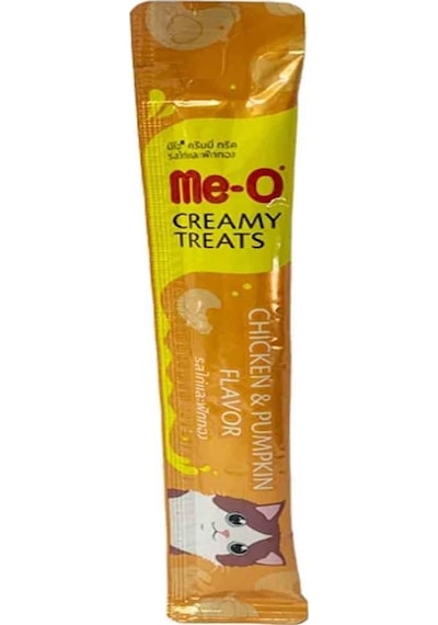 Me-O Tavuklu ve Balkabaklı Likit Kedi Ödül Maması 15 G