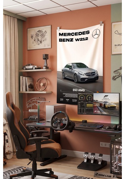 W212 E63amg Dekoratif Duvar Örtüsü Duvar Halısı Reaste