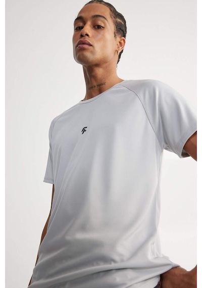 DeFactoFit Hızlı Kuruyan Slim Fit Dar Kesim Bisiklet Yaka Baskılı Sporcu Kısa Kollu Tişört V2887AZ25SPGR91
