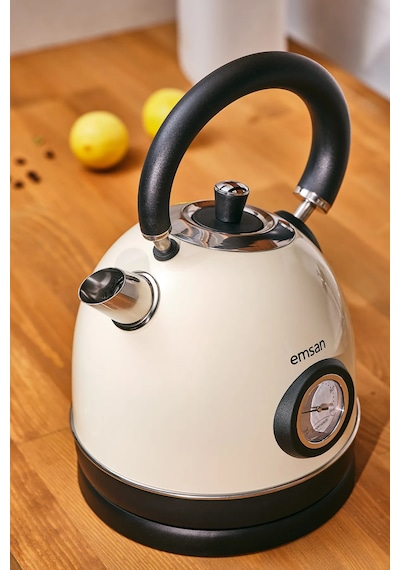 Emsan Turtle Kettle Cream
