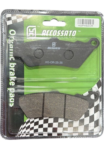 Accossato Organik Fren Balatası Agpa920or Bmw F650 800 Gs K 1600 Aprılıa 650 Pegaso Cfmoto Nk400 Nk650 Mt650 106 209/2