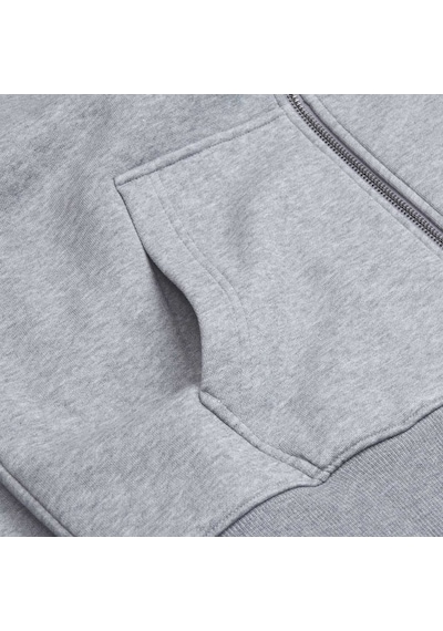 Tommy Hilfiger Fermuarlı Kapşonlu Sweatshirt Gri