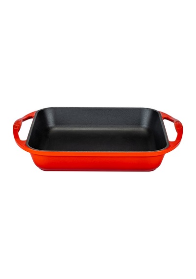 Lava Döküm Kızartma Tavası, Kare, 26x26 Cm, Kırmızı Sku: Smg8690010551597 Açık Gri