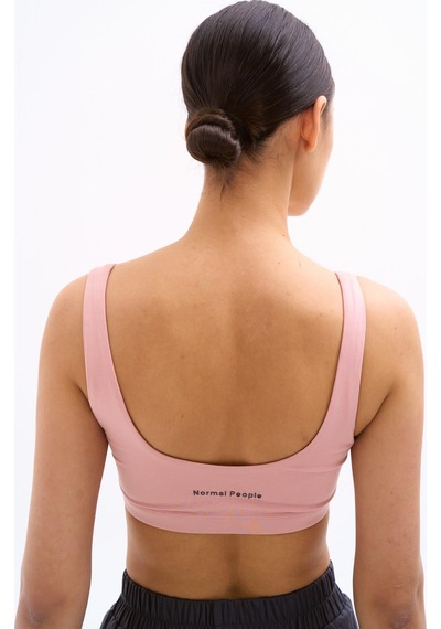 Normal People Alea - Spor Bra Softflow Kumaş Lila