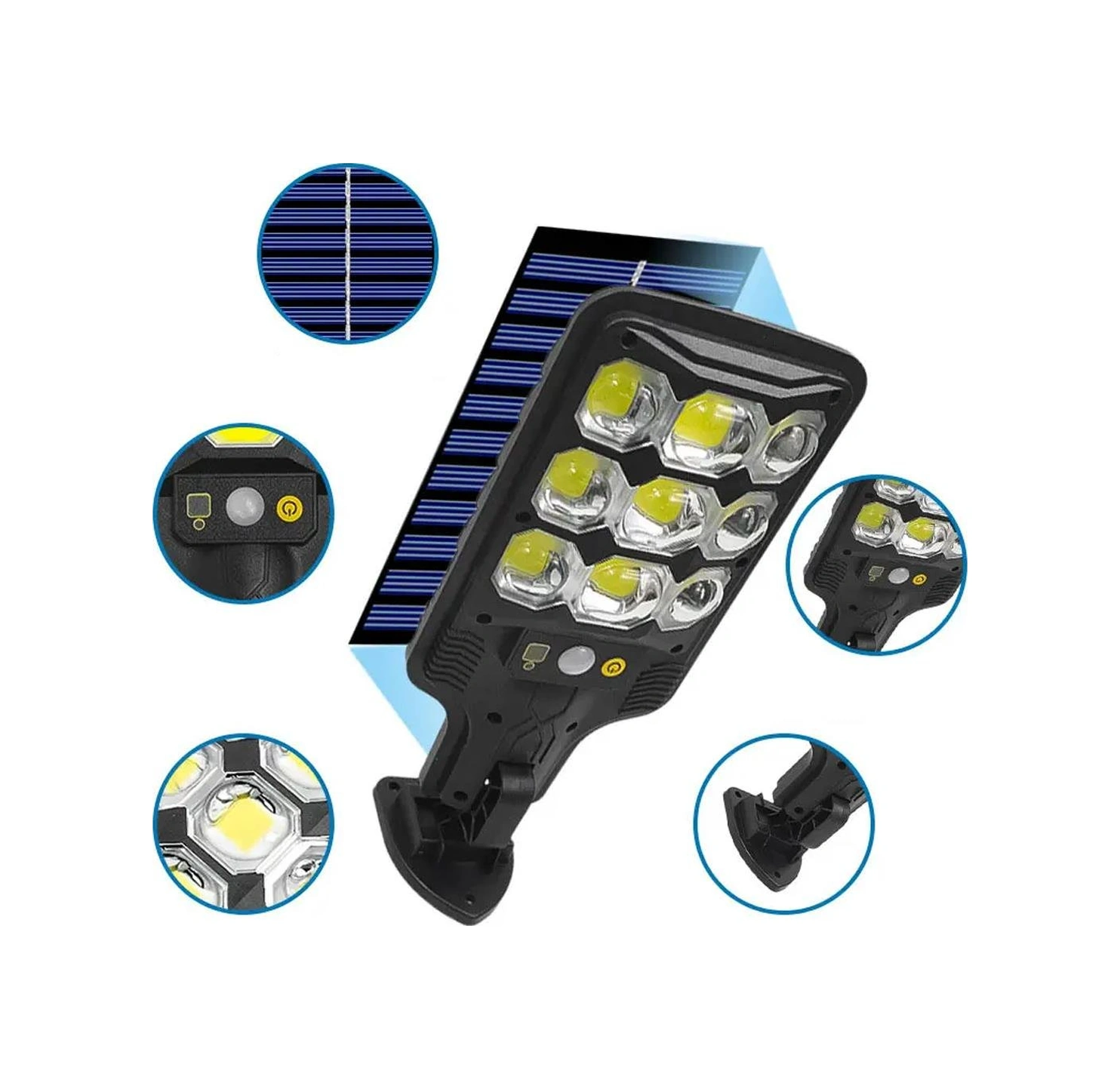 Powermaster Hs-8037b Solar Panelli Hareket Sensörlü Lamba