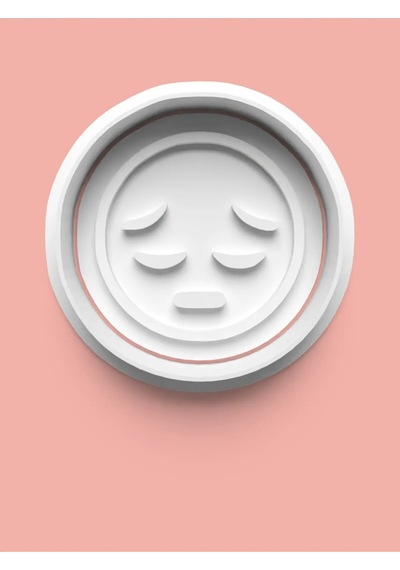 Emoji Surat İfadesi Kurabiye Kalıbı Ve Şeker Hamuru Kalıbı 0017-7