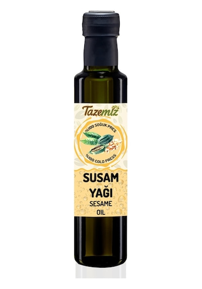 Tazemiz Soğuk Sıkım Susam Yağı 250 ML