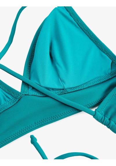 Koton Çapraz Askılı Bralet Bikini Üstü Yeşil 6sak10015mm