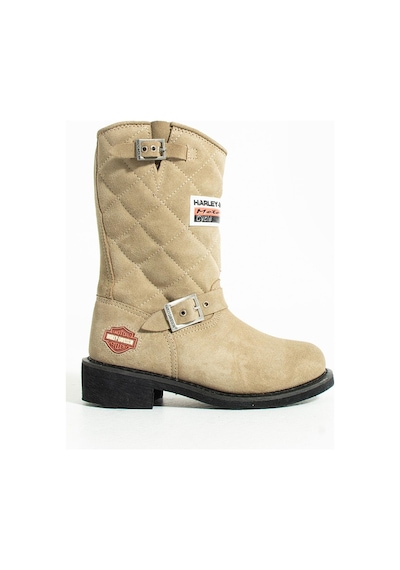 Harley Davidson Laconia Crosta Süet Kadın Çizme 025g100071-bej Bej