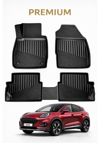 Ford Puma 2019+ Uyumlu 3d Oto Paspas Premium