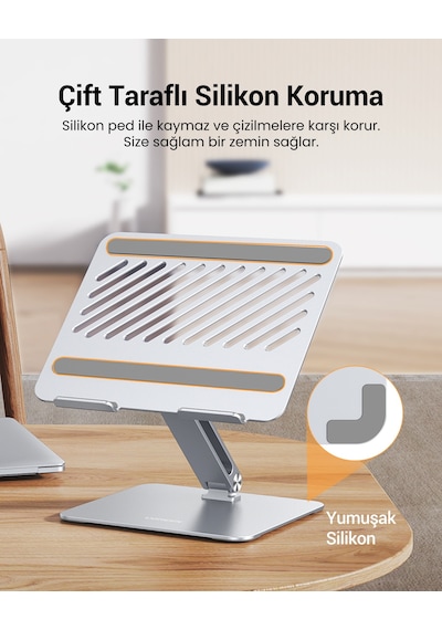 Ugreen Yükseklik Ve Açı Ayarlı Alüminyum Tablet Notebook Standı, 40291