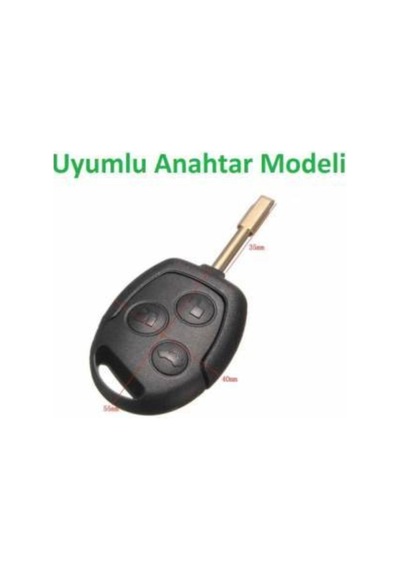 Ford Fiesta Mondeo Uyumlu Focus Transit Fusion Silikon Anahtar Koruma Kı