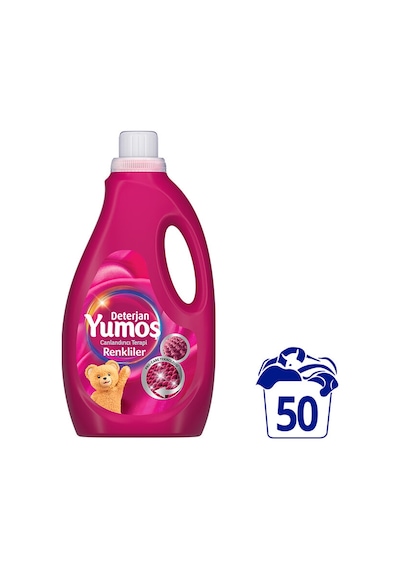 3 Adet Yumoş Sıvı Deterjan Renkliler 50 Yıkama 2500 Ml Diğer
