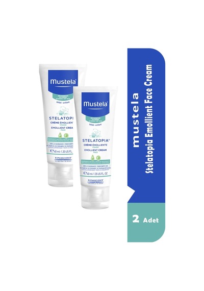 Mustela Stelatopia Emollient Face Cream 40 Ml 2 Adet