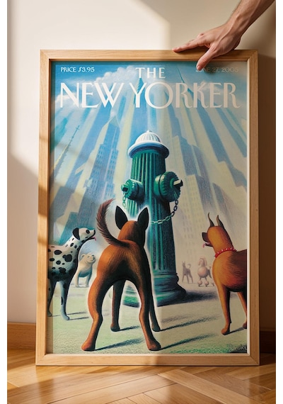 The New Yorker Çerçeveli Tablo June 27 2005