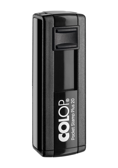 Colop Cep20 Kaşe Siyah Kasa Mavi Keçe - 14x38mm Renksiz