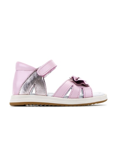 Tamer Tanca Çocuk Hakiki Deri Pembe Düz Sandalet 406 4771 Sndlt 21-25 Y26 Pembe