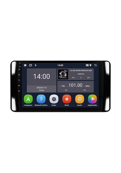 Skoda Scala Android Multimedya Sistemi 2021+ Crv-4946xd - Piano Black Çerçeve 10"