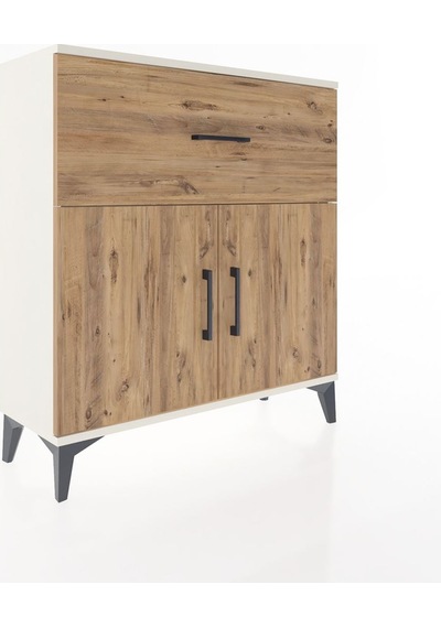 Arges Şifonyer Tek Raflı Tek Çekmeceli 2 Kapaklı 88x30x96 Ayt... Aytaşı