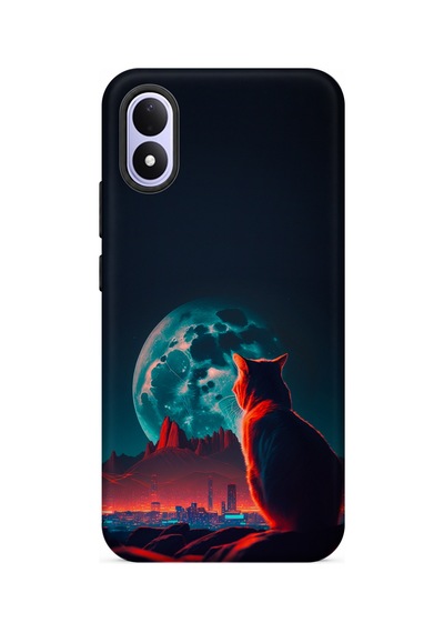 Kılıfland Xiaomi Redmi Note 17 5g Uyumlu Kılıf Boutique Baskılı Resimli Dalgın Kedi Pcode -074 Çok Renkli