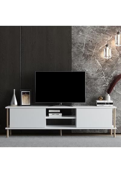 Tv Sehpası Afra Beyaz 150 Cm