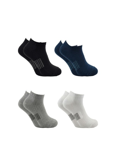 Kardeşler Çorap Erkek Patik Çok Renkli 4"lü Paket Çok Renkli - 867029967 Çok Renkli